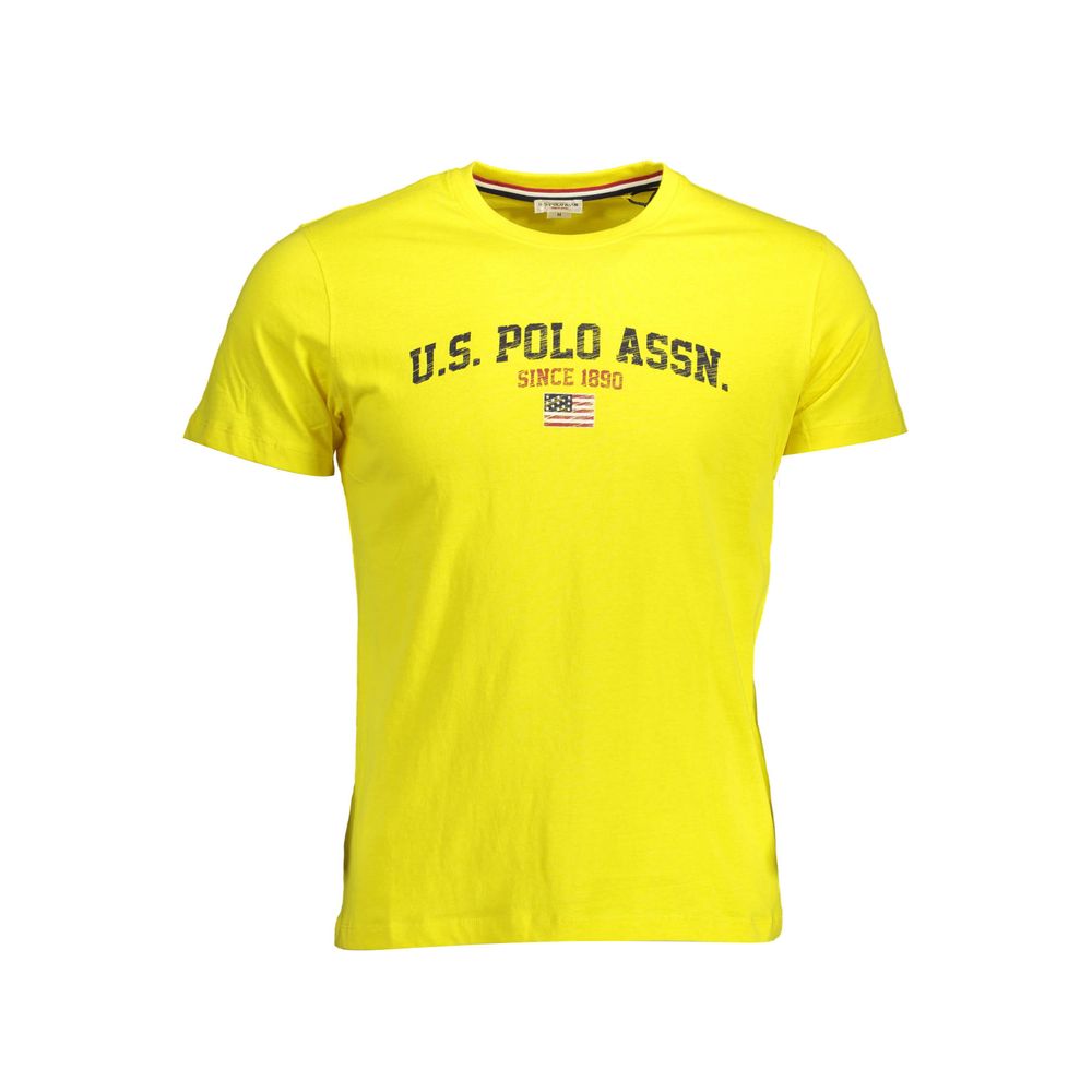 U.S. POLO ASSN. Sunny Yellow Crew Neck Logo Tee