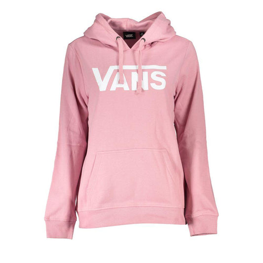 Vans Chic Pink Hooded Fleece Sweatshirt - PER.FASHION