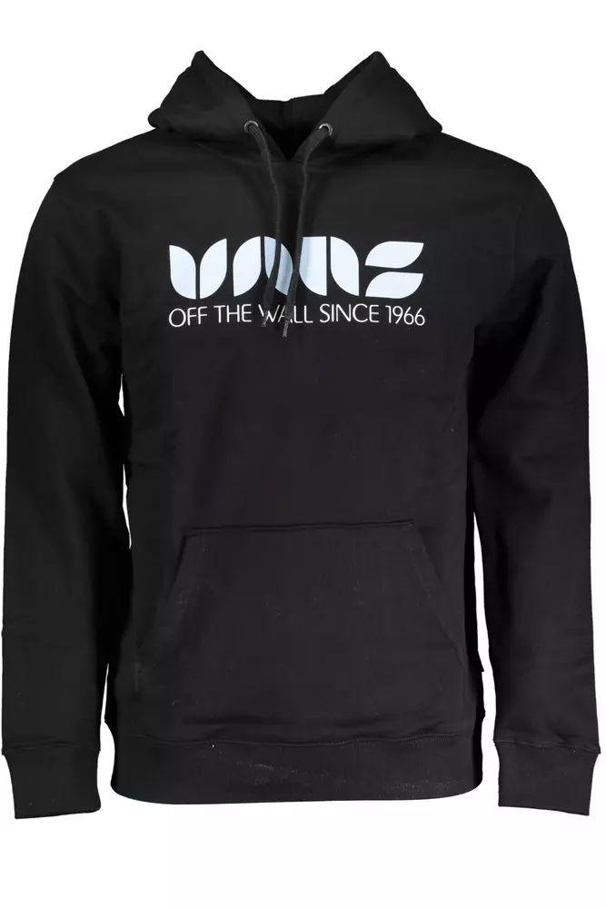 Vans Elegant Long-Sleeved Hooded Sweatshirt in Black - PER.FASHION