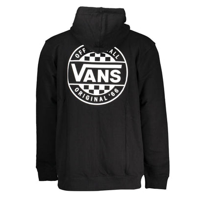 Vans Sleek Black Zip Hoodie with Logo Print - PER.FASHION