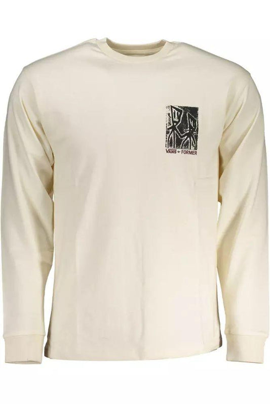 Vans Sleek Cotton Long Sleeve Round Neck Tee - PER.FASHION