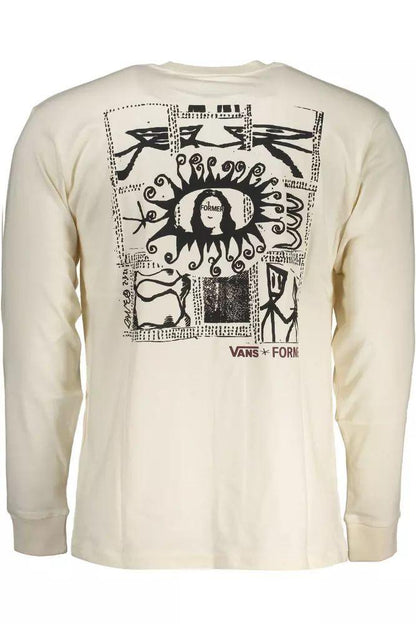 Vans Sleek Cotton Long Sleeve Round Neck Tee - PER.FASHION