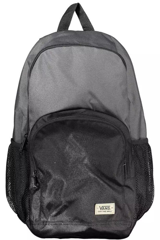 Vans Versatile Gray Urban Backpack with Logo Detail - PER.FASHION