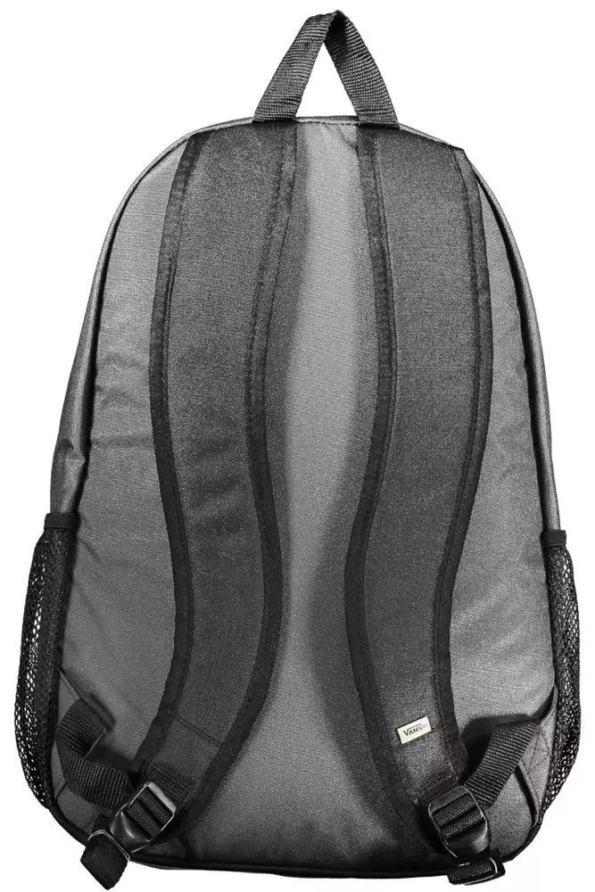 Vans Versatile Gray Urban Backpack with Logo Detail - PER.FASHION