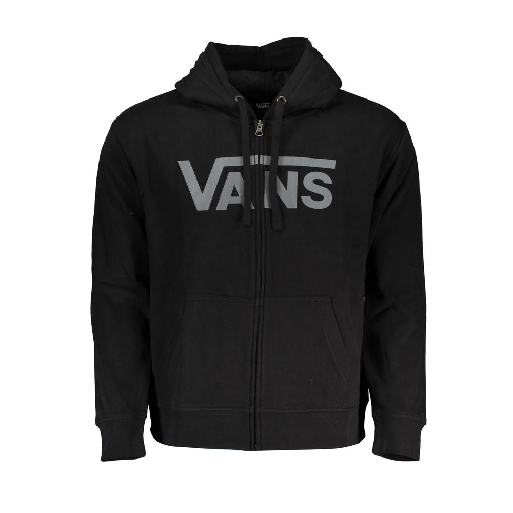 Felpa Vans Sleek nera con cappuccio e zip