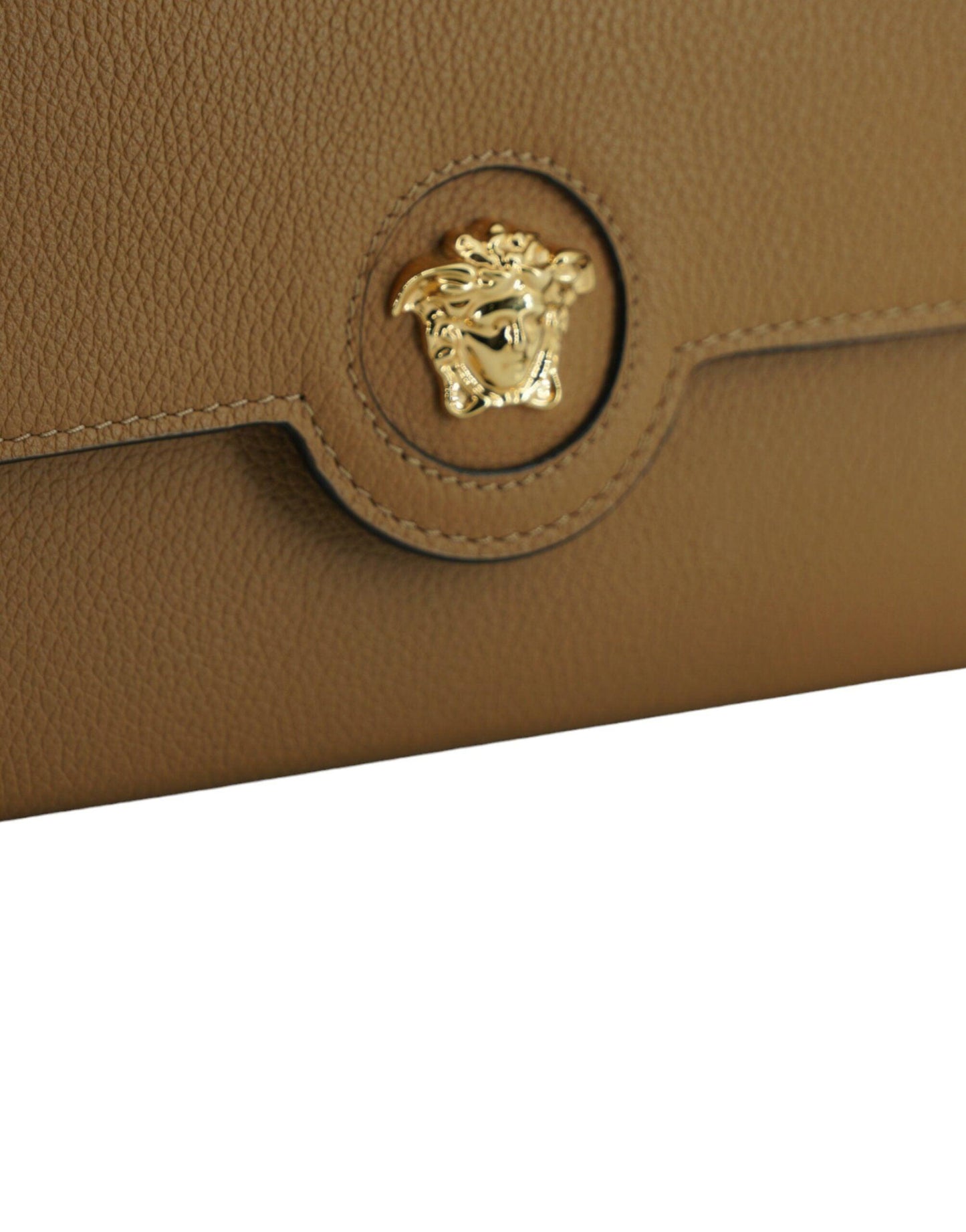 Versace Elegant Calf Leather Wallet with Medusa Logo - PER.FASHION