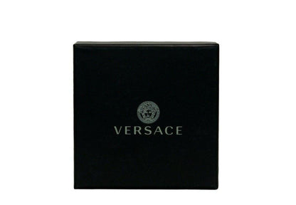Versace Smooth Leather Matte Medusa Head Organizer Zip Card Case Wallet Black - PER.FASHION