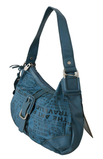 WAYFARER Chic Blue Fabric Shoulder Bag - Perfect for Everyday Elegance - PER.FASHION