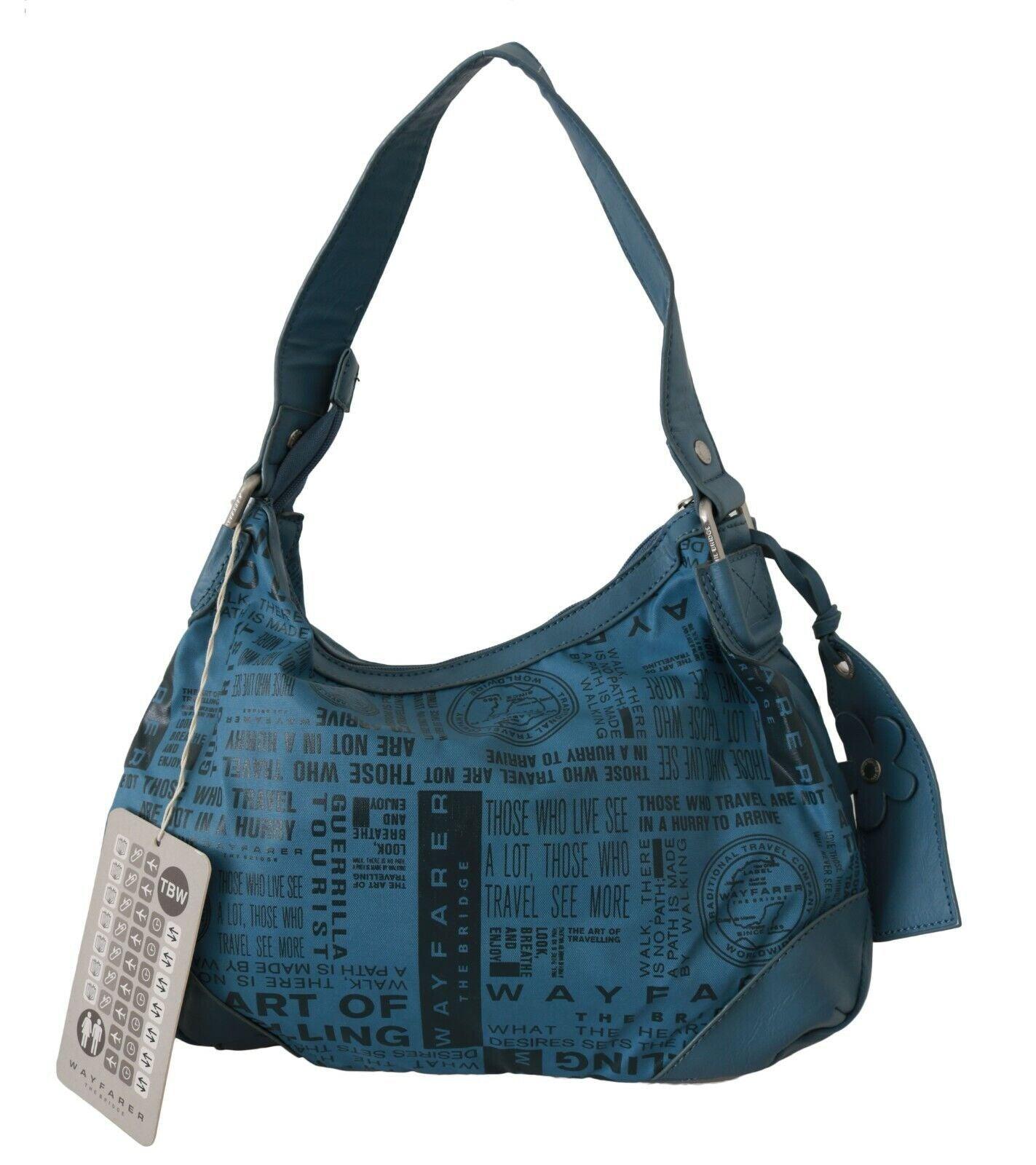 WAYFARER Chic Blue Fabric Shoulder Bag - Perfect for Everyday Elegance - PER.FASHION