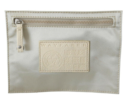 WAYFARER Elegant White Fabric Coin Wallet - PER.FASHION