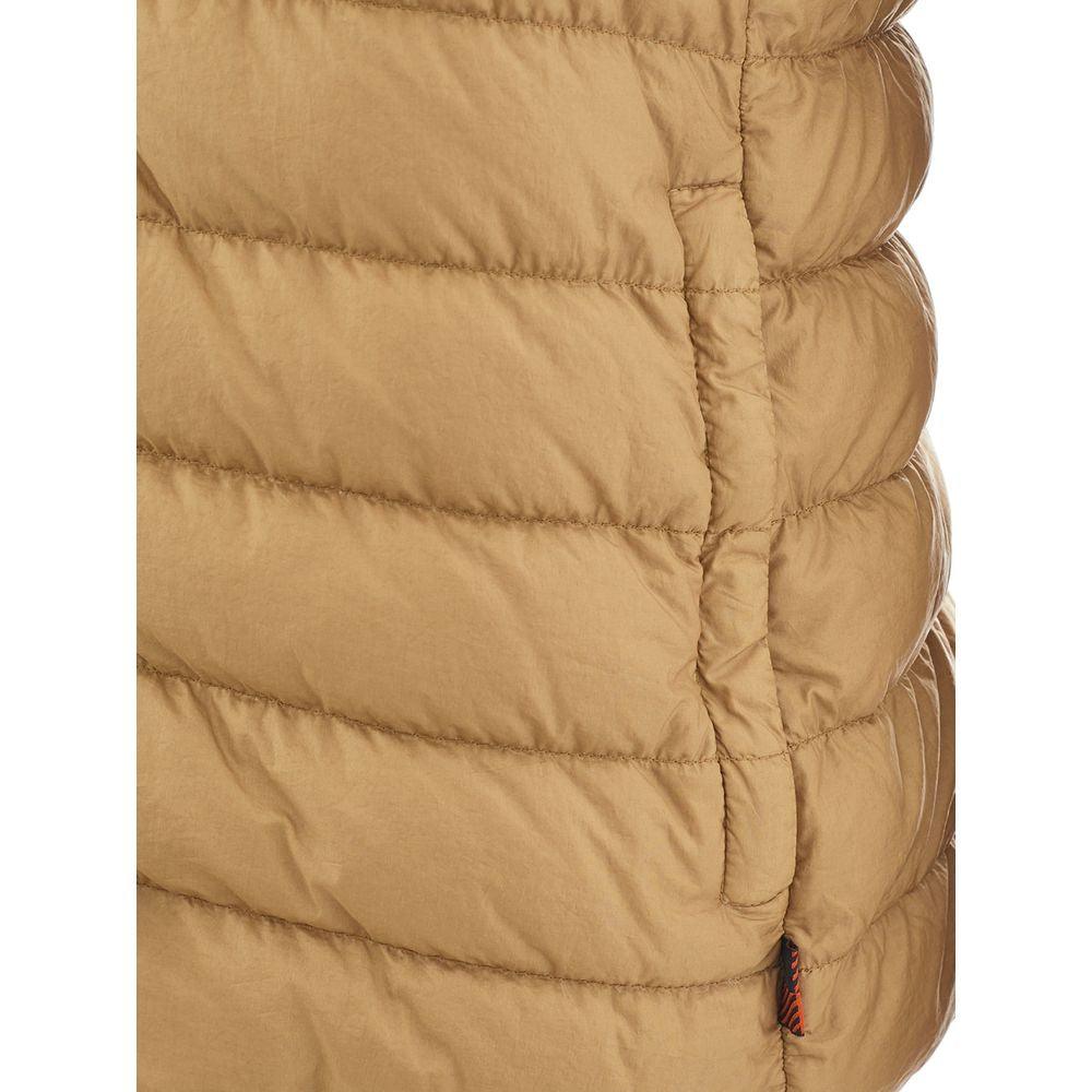 Woolrich Beige Polyamide Chic Winter Coat - PER.FASHION