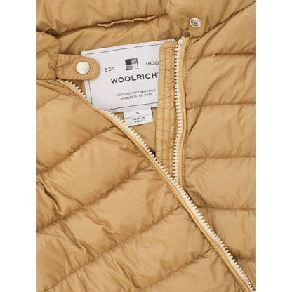 Woolrich Beige Polyamide Chic Winter Coat - PER.FASHION