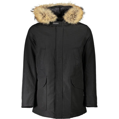 Woolrich Black Cotton Jacket - PER.FASHION