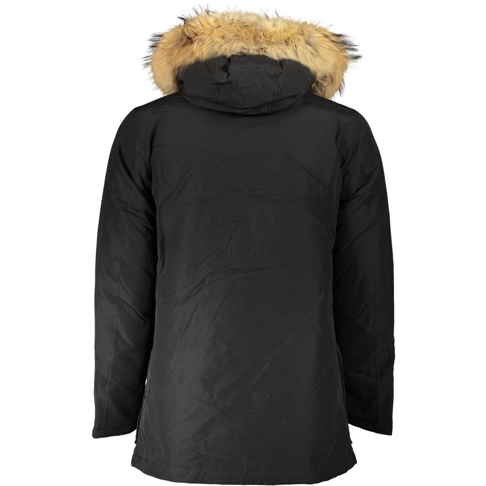 Woolrich Black Cotton Jacket - PER.FASHION