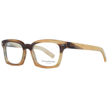 Zegna Couture Multicolor Horn Frame Trapezium Eyewear - PER.FASHION