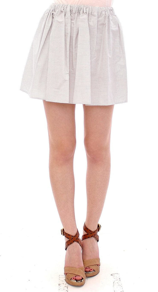 Andrea Incontri Chic White Mini Skirt - Elegant & Timeless