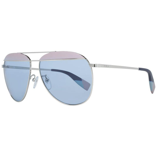 Серебряные женские солнцезащитные очки Furla