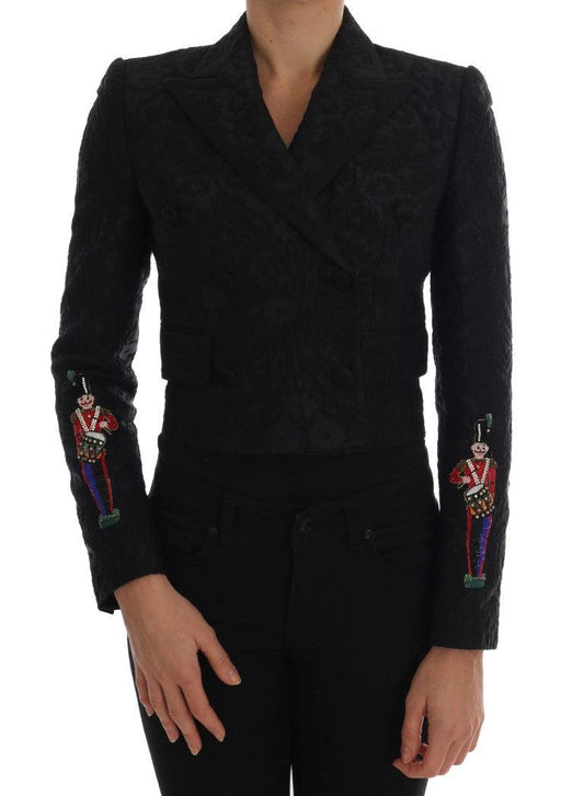 Giacca blazer con cristalli floreali incantati di Dolce &amp; Gabbana