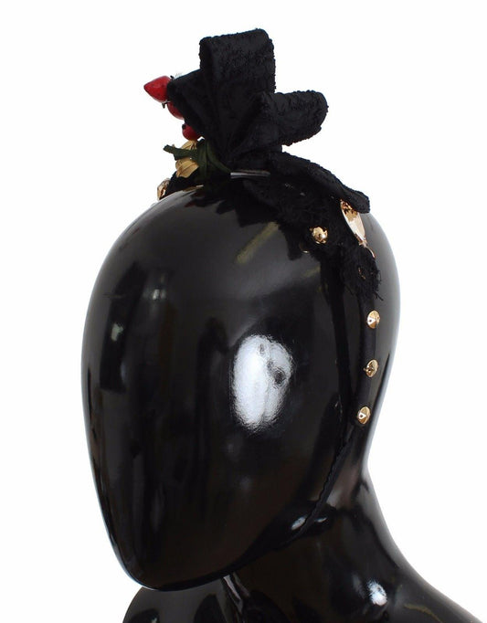 Dolce &amp; Gabbana Изысканная повязка на голову с диадемой и кристаллами ягод