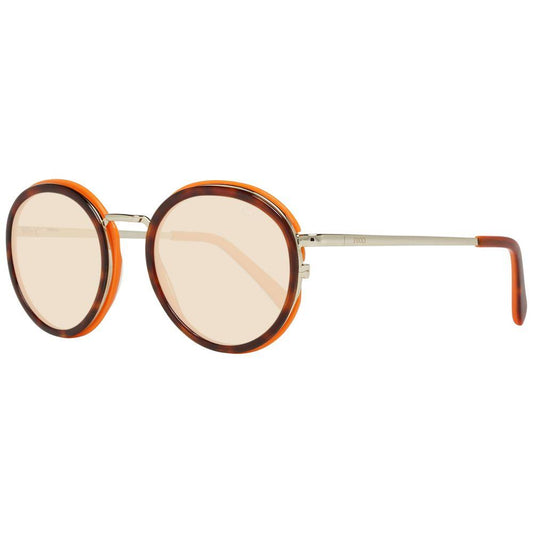Emilio Pucci Коричневые женские солнцезащитные очки