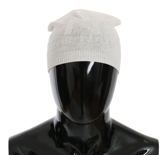 Костюмированная национальная элегантная белая шерстяная шапка-бини