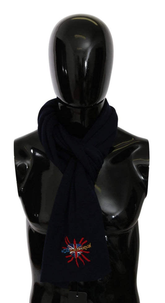 Dolce &amp; Gabbana Элегантный мужской шарф из натуральной шерсти