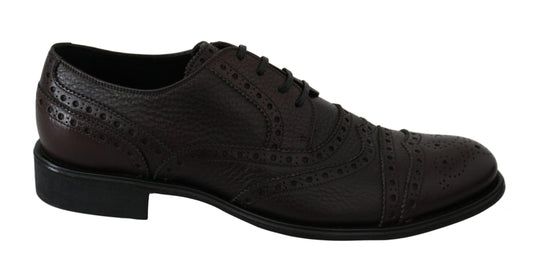 Dolce &amp; Gabbana eleganti scarpe derby in pelle da uomo