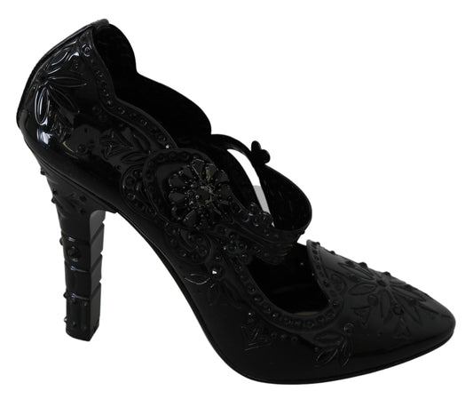 Dolce &amp; Gabbana Элегантные туфли Золушки, украшенные кристаллами