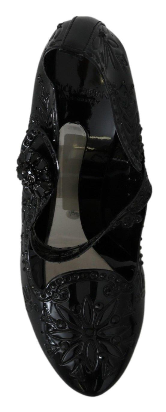 Dolce & Gabbana Elegant Crystal Embellished Cinderella Pumps