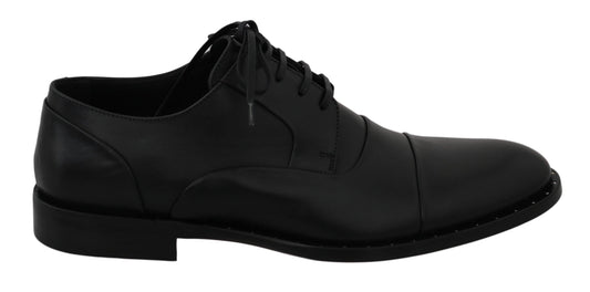 Черные кожаные деловые туфли Dolce &amp; Gabbana