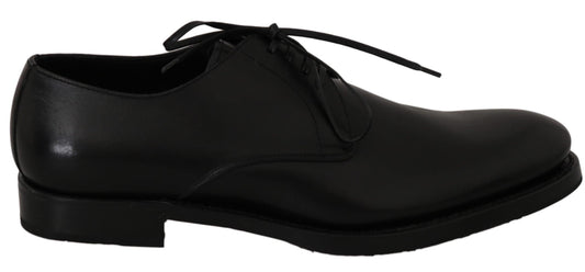 Dolce &amp; Gabbana eleganti scarpe derby in pelle nera