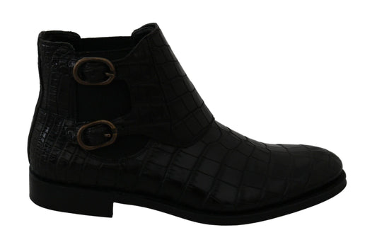 Dolce &amp; Gabbana Элегантные ботинки броги дерби из экзотической кожи