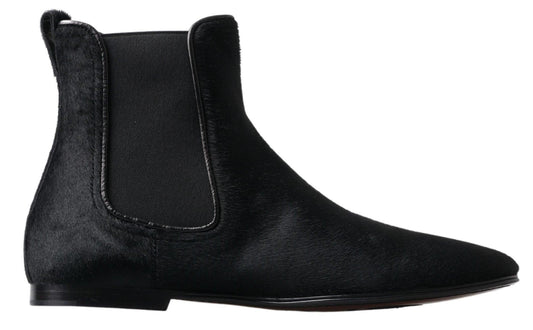 Dolce &amp; Gabbana Элитные итальянские кожаные ботинки челси