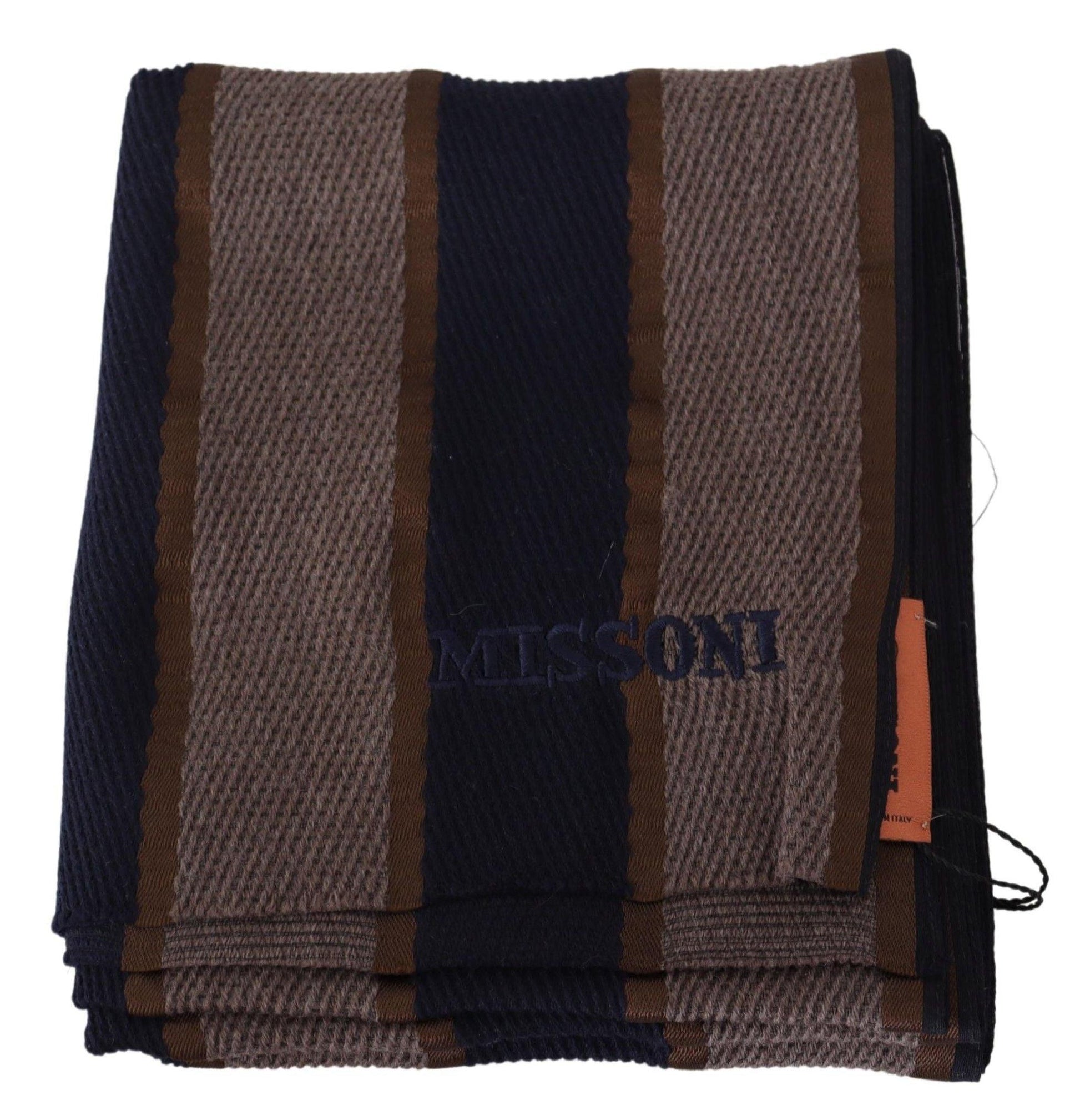 Missoni Elegant Striped Wool Scarf - PER.FASHION
