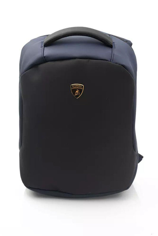 Элегантный синий рюкзак Automobili Lamborghini с фирменным логотипом