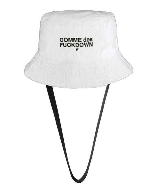 Шикарная рыбацкая шляпа Comme Des Fuckdown с фирменной строчкой