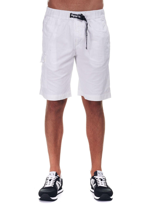 Refrigiwear Шикарные белые хлопковые эластичные шорты на шнуровке